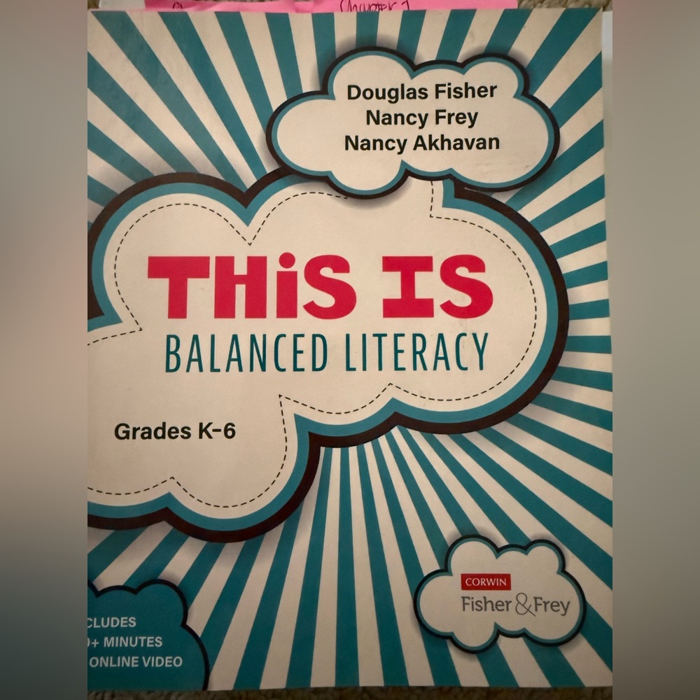 This is Balanced Literacy special education teacher